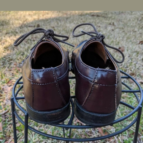 Church's England Burgundy Leather Deck Mocassins - Picture 6 of 8